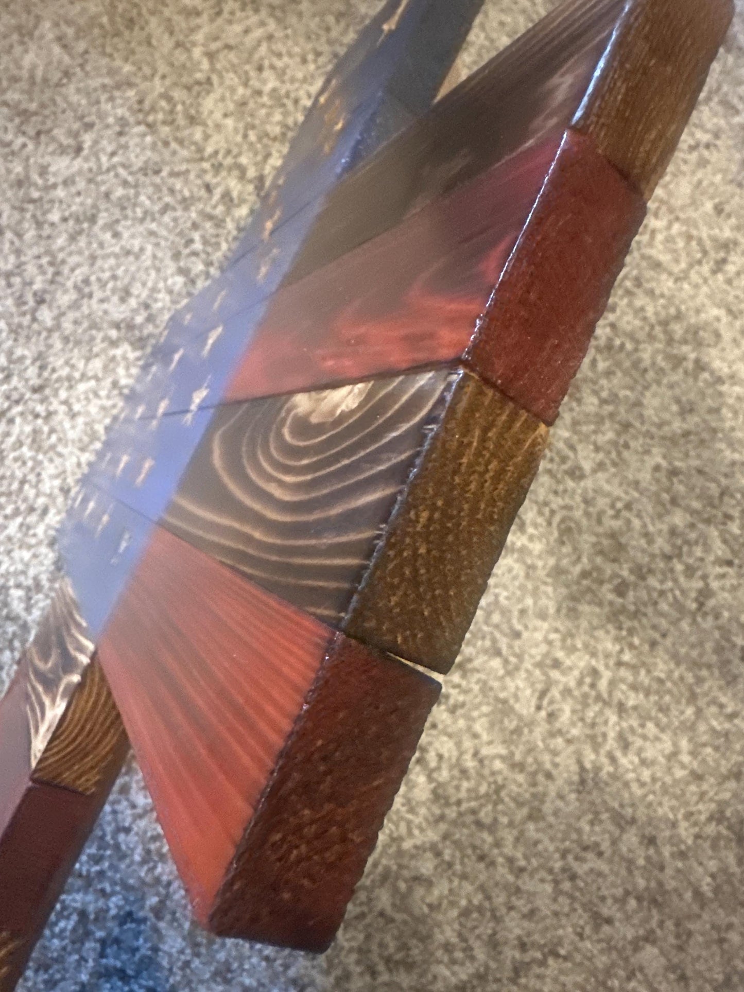 Handmade Wooden Flag Cross