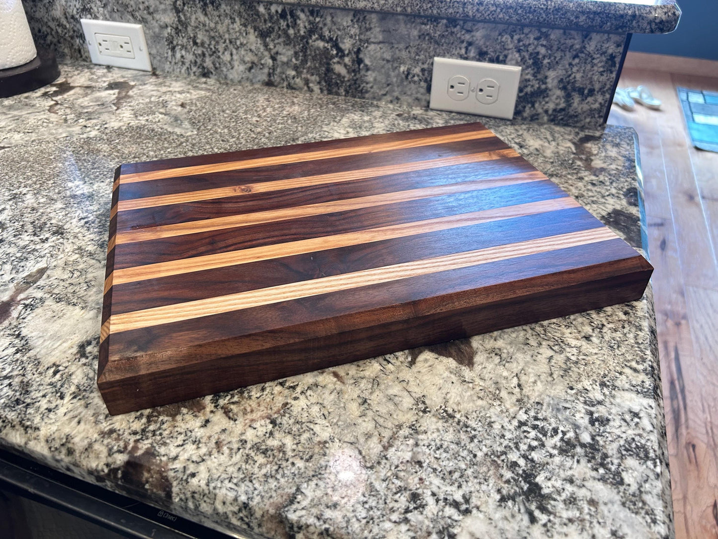 Handmade Black walnut and Ash Charcuterie Board