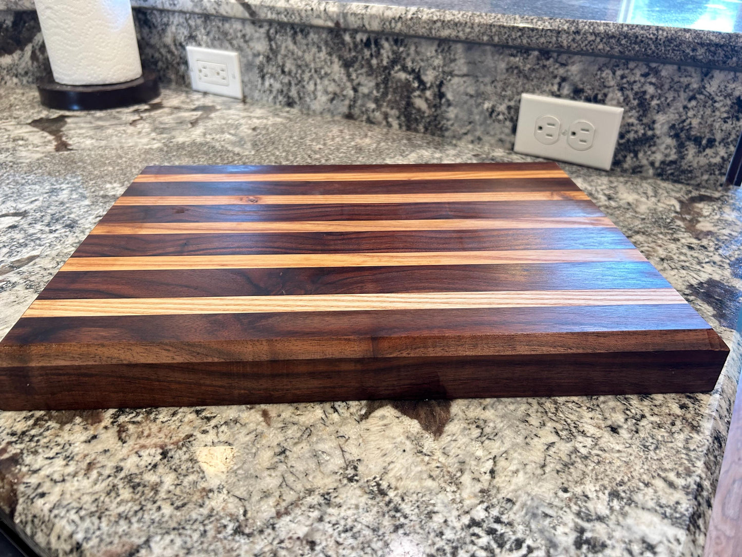 Handmade Black walnut and Ash Charcuterie Board