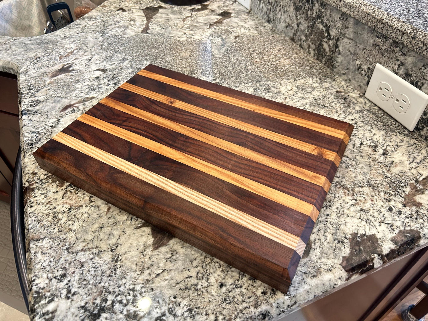 Handmade Black walnut and Ash Charcuterie Board